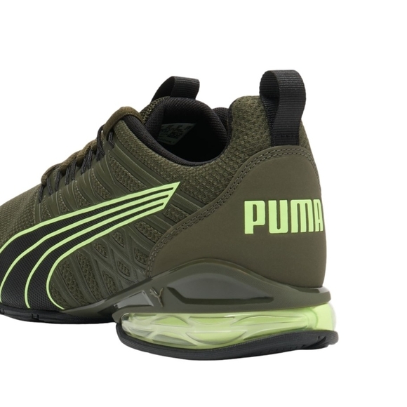 Size 8.5 - Puma Voltaic Evo Wide Dark Olive Fizzy Apple - Picture 2 of 10